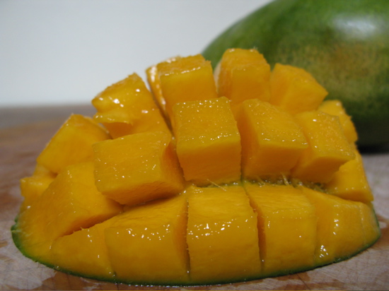 cutmango Keitt mango from California's Coachella Valley
