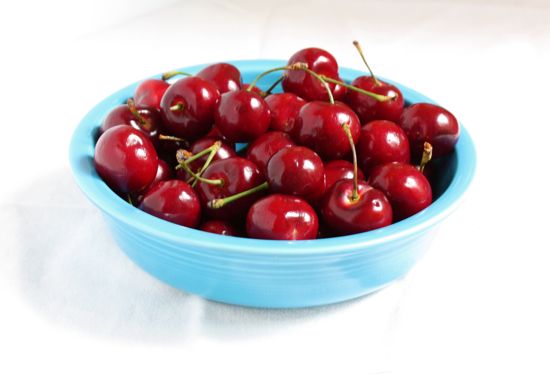 cherries in bowl