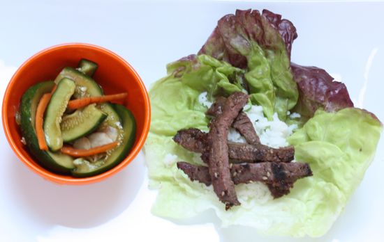 kalbi on plate