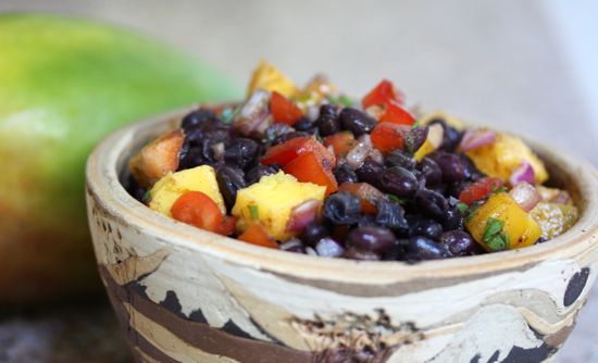 mango and black bean salad