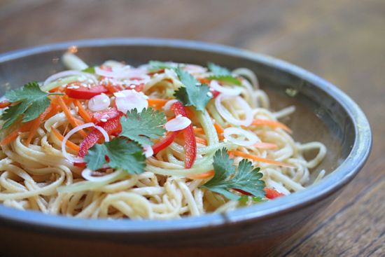 Sesame peanut noodles recipe