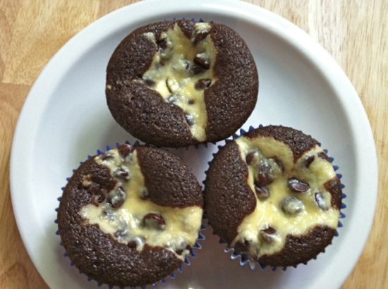 Black bottom cupcakes